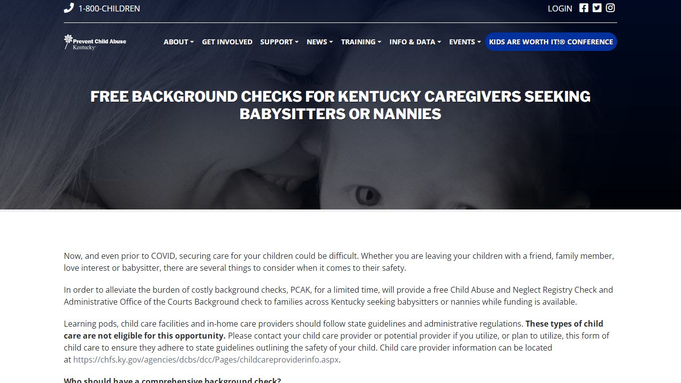 FREE BACKGROUND CHECKS FOR KENTUCKY CAREGIVERS SEEKING ... - PCAKY